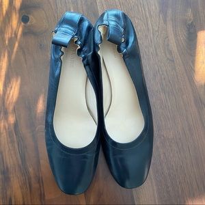 Everlane The Day Heel Black Leather Block Heel 8